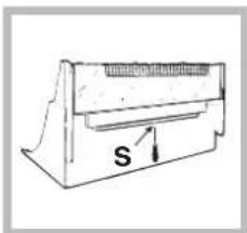 Simple line drawing of a mechanical component.