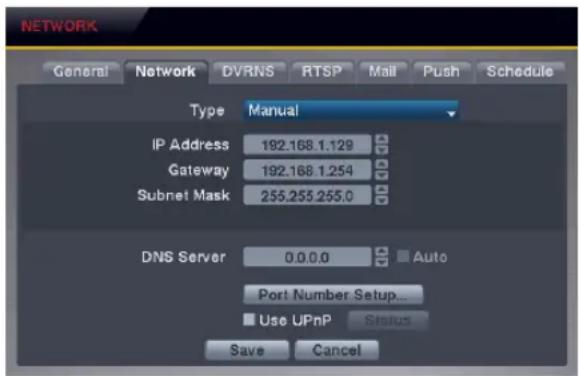 REVO R4D1EB3ECMB-1T - Network Settings (NETWORK → Network Tab) - 1