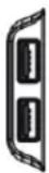REVO R4D1EB3ECMB-1T - USB Port - 1