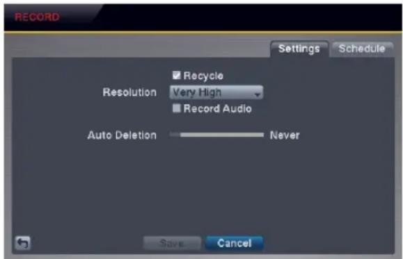 REVO R4D1EB3ECMB-1T - Record Settings (RECORD → Settings Tab) - 1