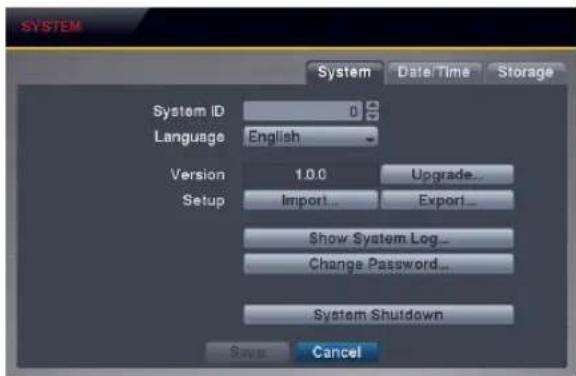 REVO R4D1EB3ECMB-1T - System Settings (SYSTEM → System Tab) - 1