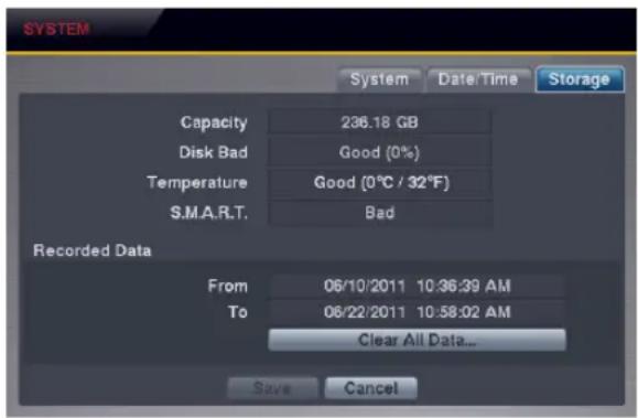 REVO R4D1EB3ECMB-1T - Storage Settings (SYSTEM → Storage Tab) - 1