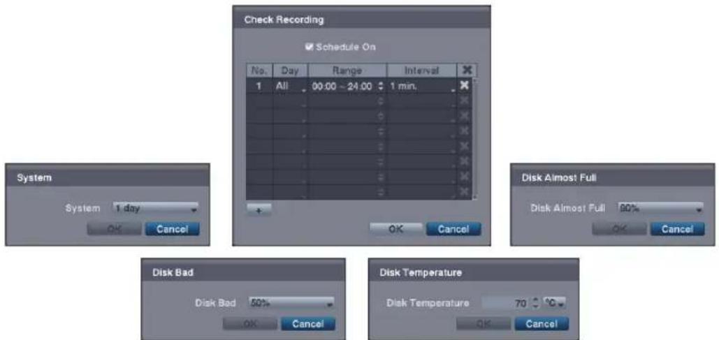 REVO R4D1EB3ECMB-1T - System Event Settings (EVENT → System Tab) - 2
