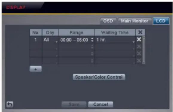 REVO R4D1EB3ECMB-1T - LCD Settings (DISPLAY → LCD Tab) - 1