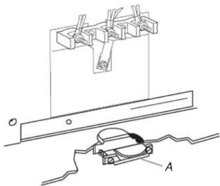 MAYTAG MER8700DE - Style 1: Power supply cord strain relief - 1