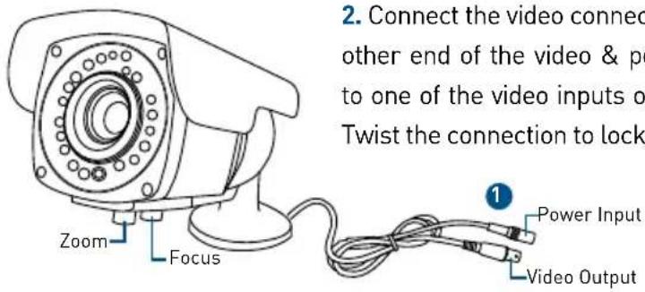 SWANN PRO-A850V - Connecting your Camera - 2
