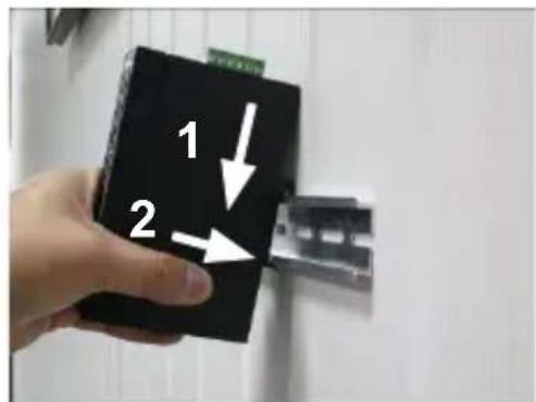 Planet POE-E174 - DIN-rail Mounting - 1