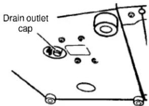 Drain outlet cap