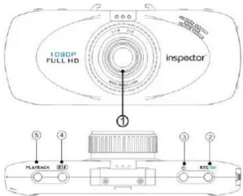 Inspector FHD-A260 - Внешний вид устройства: - 1