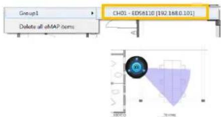 Group1 Delete all eMAP items CH01 - ED58110 [192.168.0.101] 30000 30000