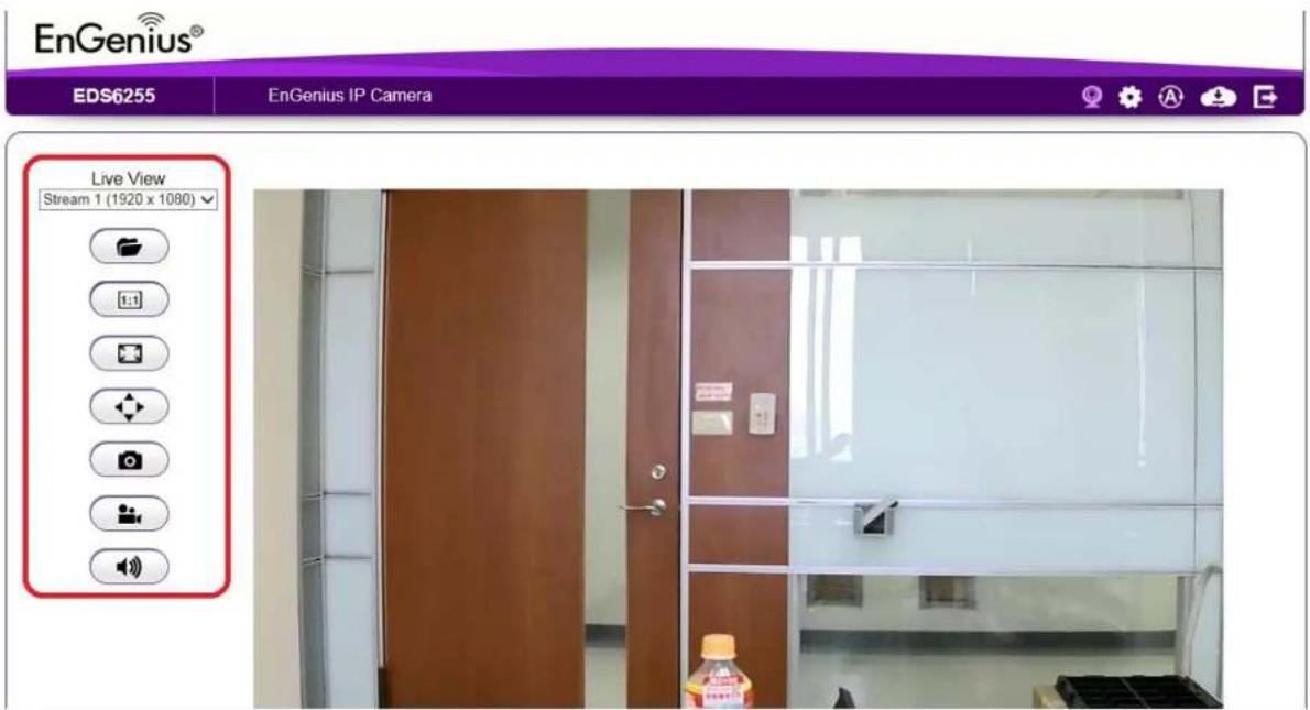 EnGenius® EDS6255 EnGenius IP Camera Live View Stream 1 (1920 x 1080)