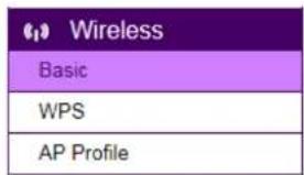 Wireless Basic WPS AP Profile