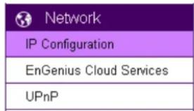 Network IP Configuration EnGenius Cloud Services UPnP