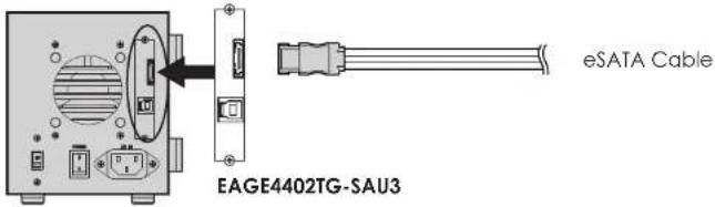 eSATA Cable EAGE4402TG-SAU3