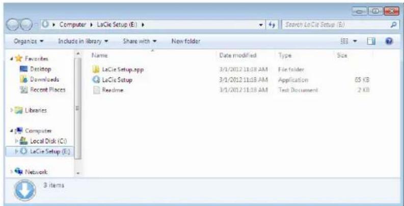 Computer > LaCite Setup (E) Organize Include in library Share with New folder Favorites Desktop Downloads Recent Places Libraries Computers Local Disk (C:) LaCite Setup (E:) Network Name Date modified Type Size LaCite Setup.app 3/1/2012 11:18 AM File folder LaCite Setup 3/1/2012 11:18 AM Application…