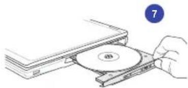 MSI F Series FX420X - Removing the Disk - 2