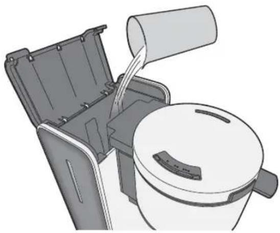 PANASONIC NC-DF1WXC - Fill water in the water tank, then plug in and turn on the power switch. - 1