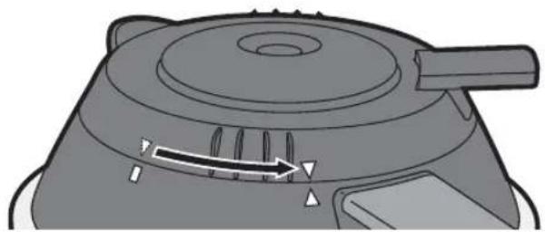 PANASONIC NC-DF1WXC - To remove the jug lid - 1