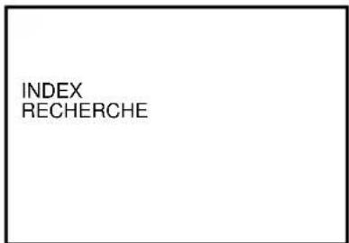 INDEX RECHERCHE