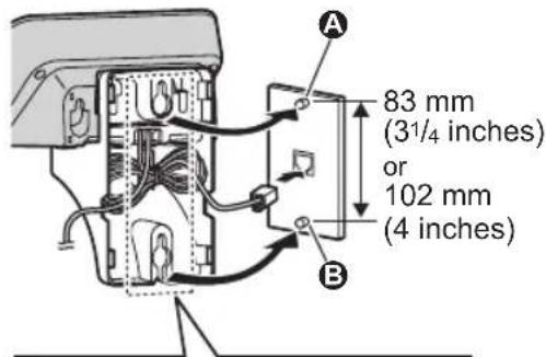 83 mm (3½ inches) or 102 mm (4 inches)