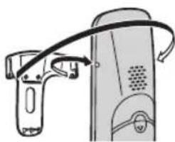 PANASONIC KX-TG7643 - Belt clip - 1