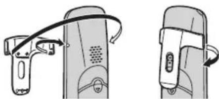 PANASONIC KX-TG6633 - Belt clip - 1