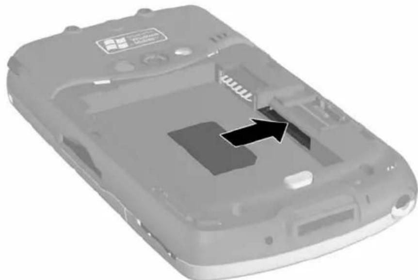 HP iPAQ hw6510 gps - Inserting a SIM Card - 4