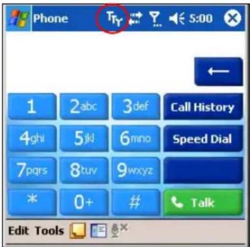 Phone T1y 5:00 ← 1 2abc 3def Call History 4ghi 5kl 6mno Speed Dial 7pqrs 8tuv 9wxyz * 0+ # Talk Edit Tools