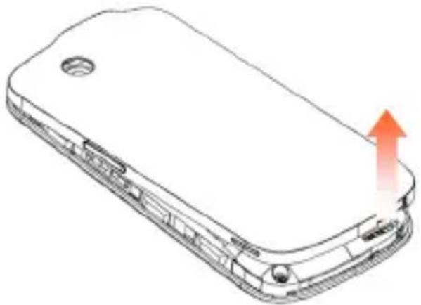 ZTE Libra - Installing the SIM/microSD Card and Battery - 1
