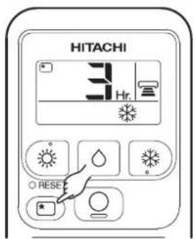 HITACHI RAC-14AH1 - Sleep timer setting - 2