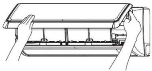 HITACHI RAC-14AH1 - CLEANING OF FRONT PANEL - 3