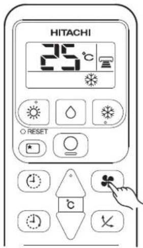 HITACHI RAC-14AH1 - Press the ⏰ (STOP) button - 2