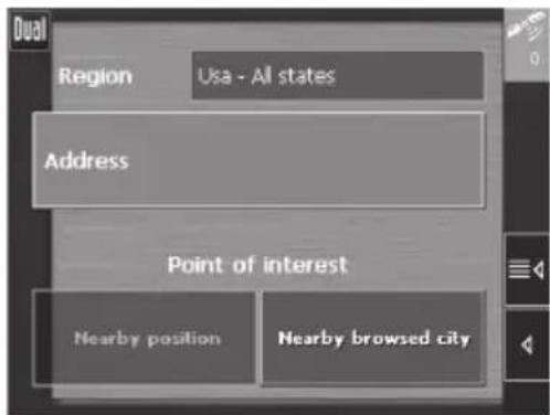 Dual Region Usa - All states Address Point of interest Nearby position Nearby browsed city