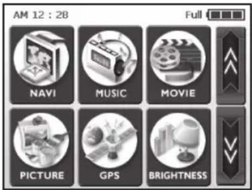 AM 12 : 28 Full NAVI MUSIC MOVIE PICTURE GPS BRIGHTNESS