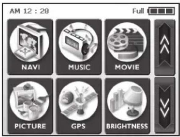 AM 12 : 28 Full NAVI MUSIC MOVIE PICTURE GPS BRIGHTNESS