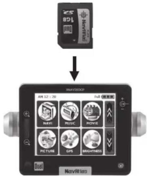 100 NAV500CP AM 12 : 28 Full NAV500CP NAVYI MUSIC MOVIE PICTURE GPS BRIGHTNESS Dual NavR Atlas