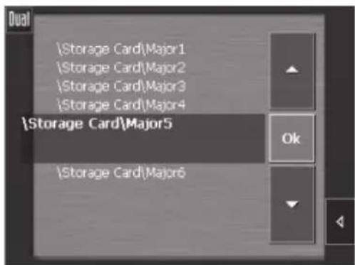 \Storage Card\Major1 \Storage Card\Major2 \Storage Card\Major3 \Storage Card\Major4 \Storage Card\Major5 \Storage Card\Major6 Ok