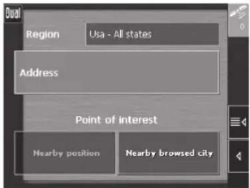 Dual Region Usa - All states Address Point of interest Nearby position Nearby browsed city