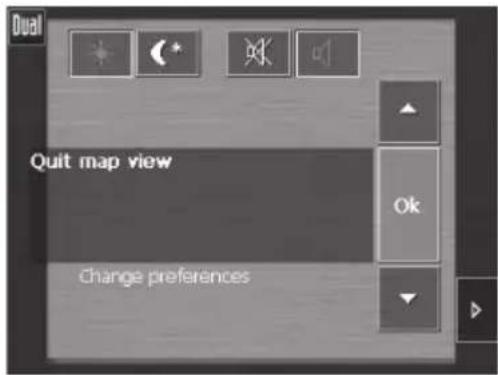 Dual Quit map view Ok Change preferences