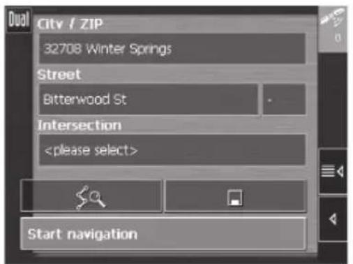Dual City / ZIP 32708 Winter Springs Street Bitterwood St Intersection Start navigation