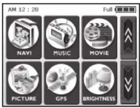AM 12 : 28 Full NAVI MUSIC MOVIE PICTURE GPS BRIGHTNESS
