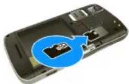 MOTOROLA XPRT - Inserting the microSD Card - 1