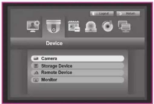 Device Camera Storage Device Remote Device Monitor
