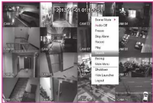 2018-01-01 01:10:25 Scene Mode Audio Off Freeze Step Alarm Record Play Search Beup Main Menu Shutdown Hide Launcher Logout
