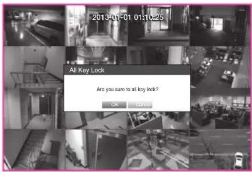 2013-01-01 01:10:25 All Key Lock Are you sure to all key lock? OK nanos