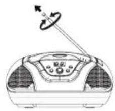 Soundmaster SCD2350 - Antenna - 1