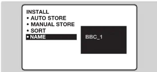 INSTALL • AUTO STORE • MANUAL STORE • SORT • NAME BBC_1