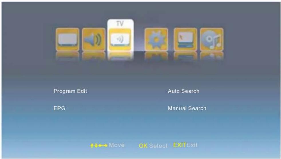 DENVER TFD-2627MC - OSD Menu - 1