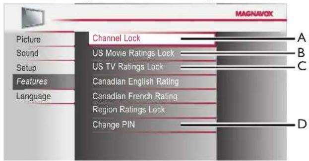 MAGNAVOX 19ME360B - Child Lock - 3