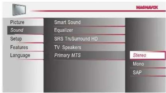 MAGNAVOX 19ME360B - Primary MTS - 1